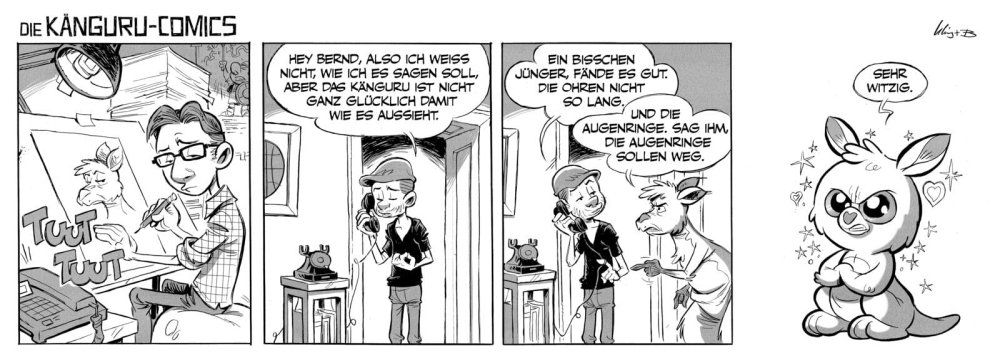 Känguru-Comics 1 Beilspielseite von Bernd Kissel