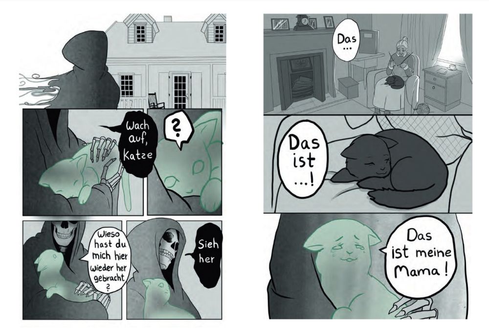 Loving Reaper Beispielseiten von Jenny Jinya