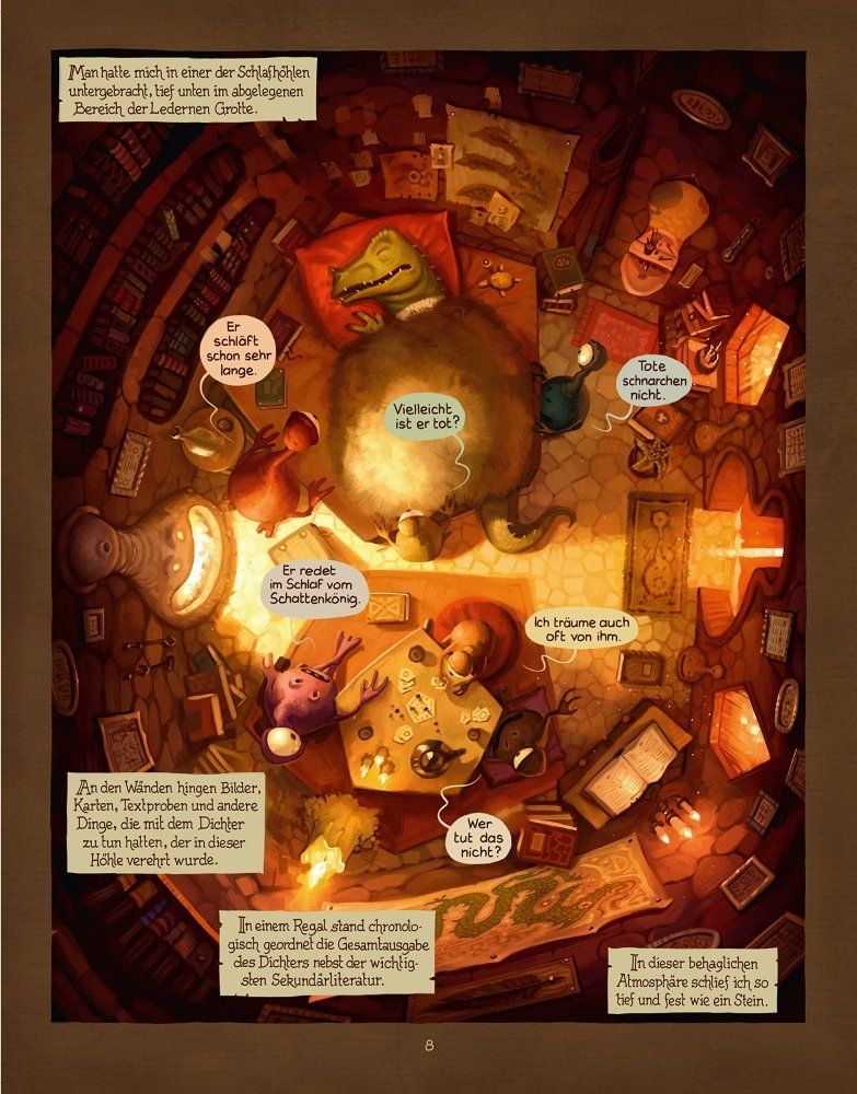 Die Stadt der Träumenden Bücher Beispielseite von Florian Biege