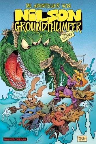 Die Abenteuer von Nilson Groundthumper und HermyVZA  Cover von Stan Sakai