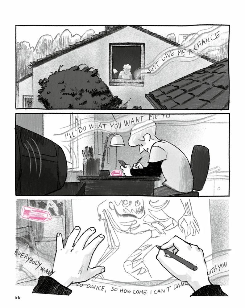 Pinke Monster Beispielseite von Claus Daniel Herrmann