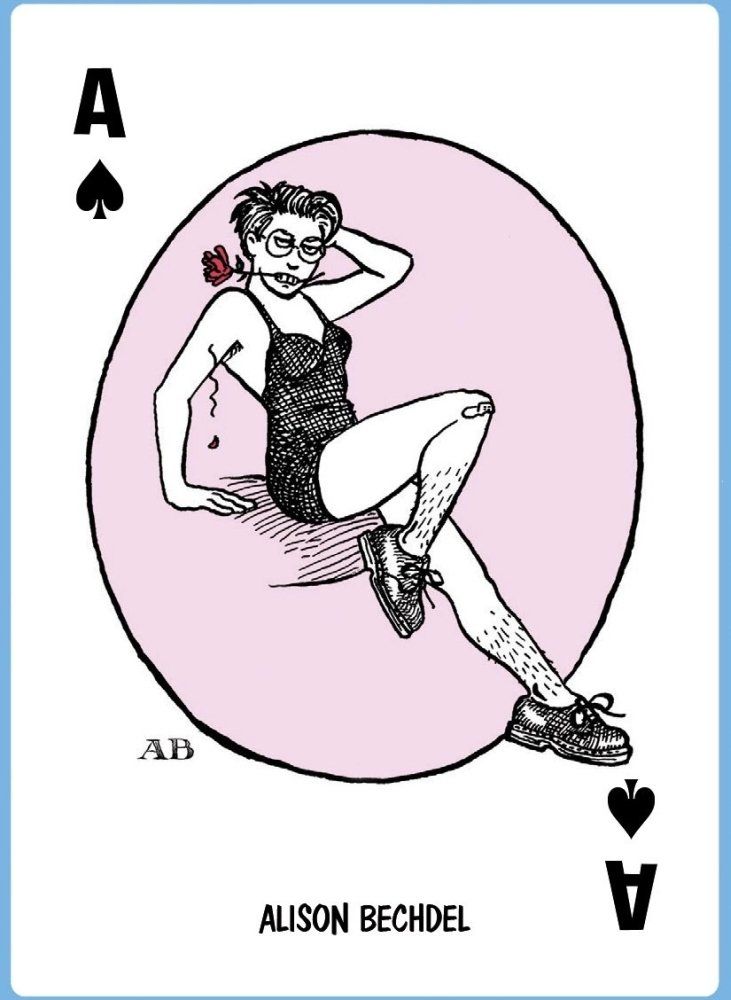 Queer Pin-Ups Card by Alison Bechdel
