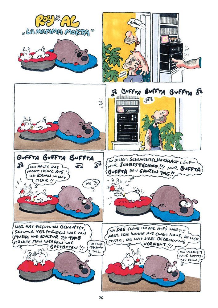 Roy & Al Beispielseite von Ralf König