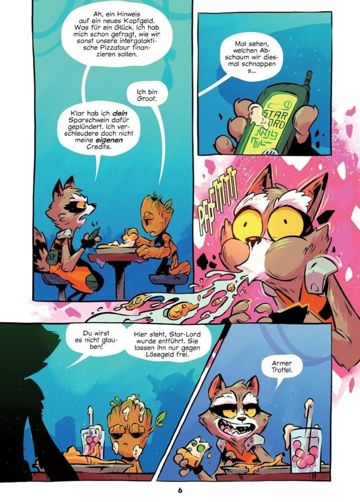 Rocket & Groot: Auf der Suche nach Star-Lord Beispielseite von Cam Kendell