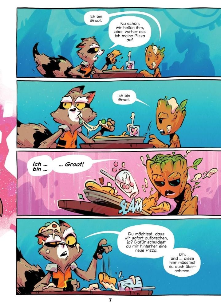 Rocket & Groot: Auf der Suche nach Star-Lord Beispielseite von Cam Kendell