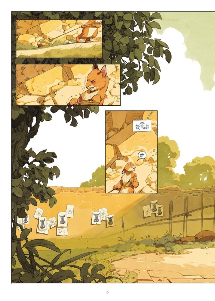 Schloss der Tiere 4 Beispieseite von Félix Delep