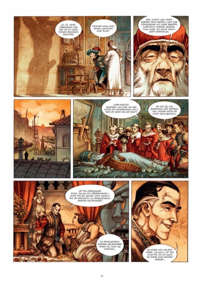 Der schreckliche Papst Band 4 Beispielseite von Theo