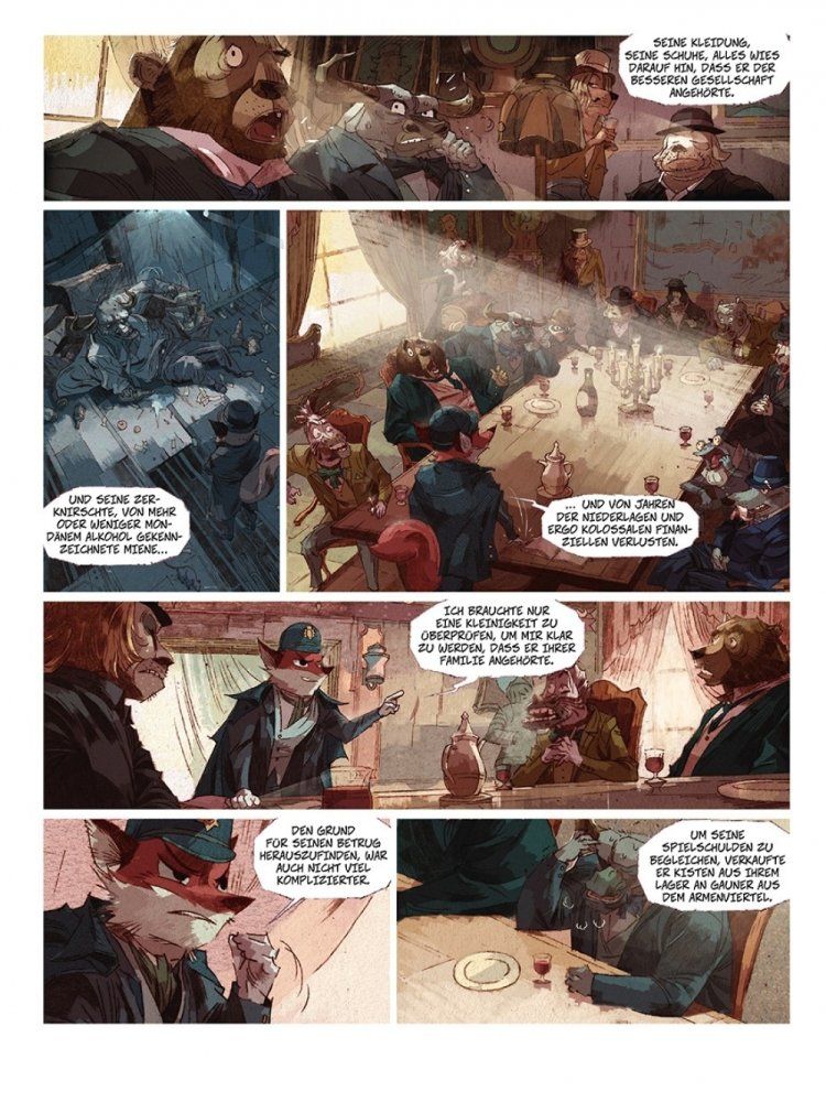 Sherlock Fox Beispielseite von Du Yu