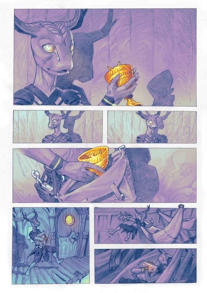 Silence 4 Sample Page by Cuculum & Kathrina East