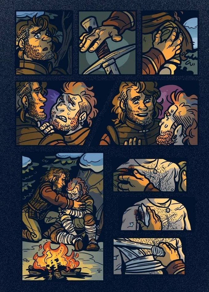 Silence 4 Sample Page by Victoria Haag