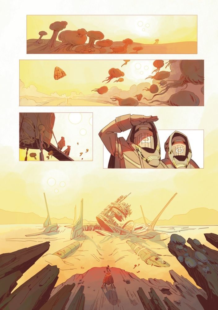 Silence 1+2 Beispielseite von Audrey Lefebvre