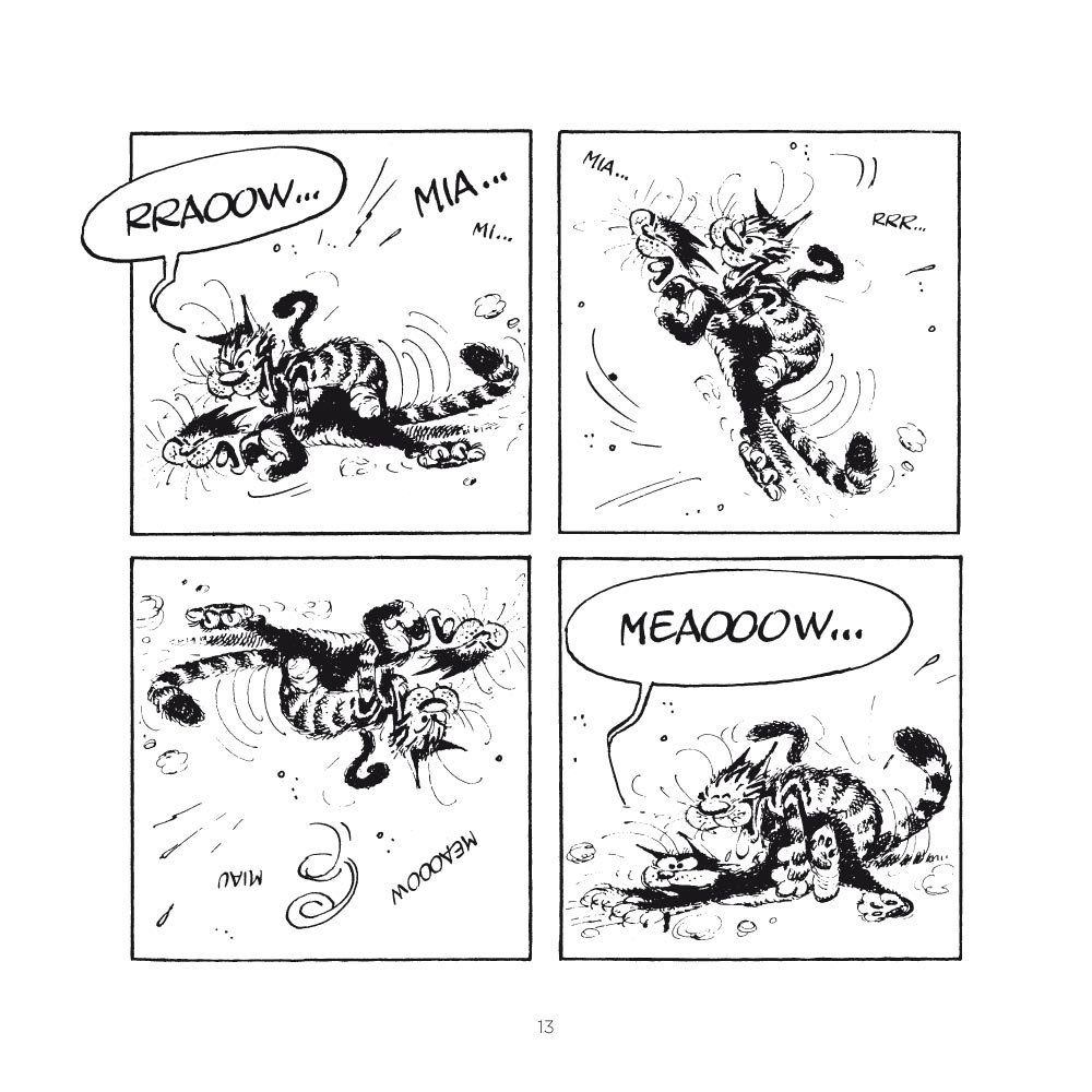 Slowburn Beispielseite von André Franquin & Gotlib