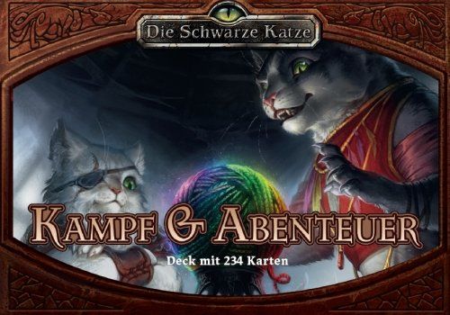 Cover Die Schwarze Katze – Kampf & Abenteuer Spielkartenset