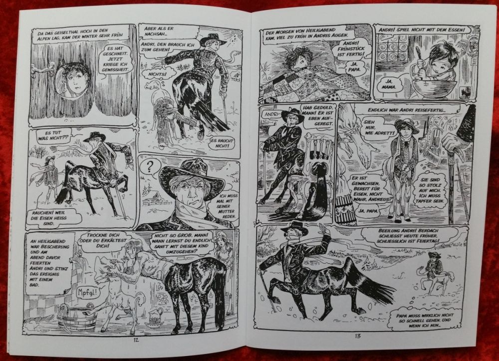 Stinz Beispielseite von Donna Barr