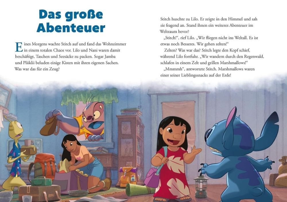 Stitch - Das große Abenteuer Beispielseiten