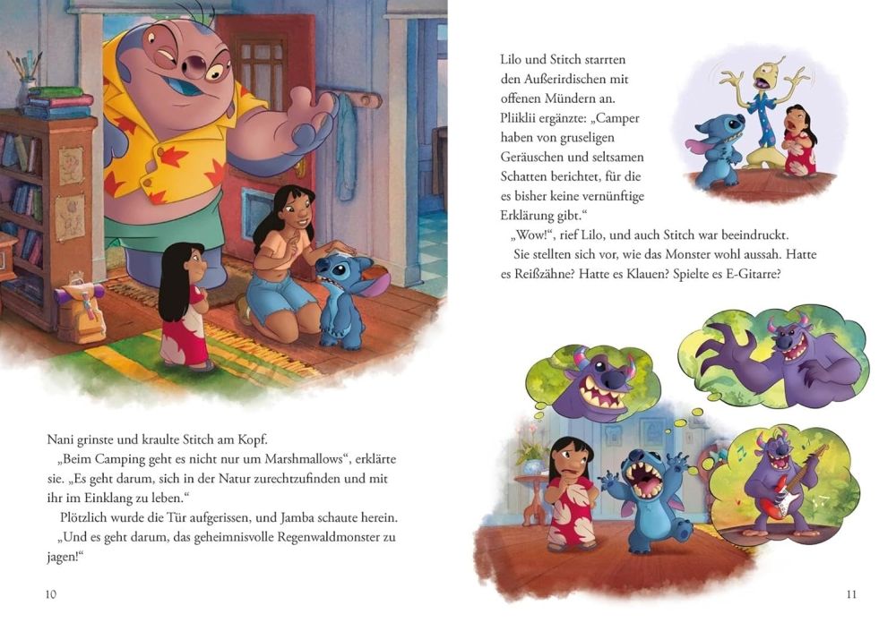Stitch - Das große Abenteuer Beispielseiten