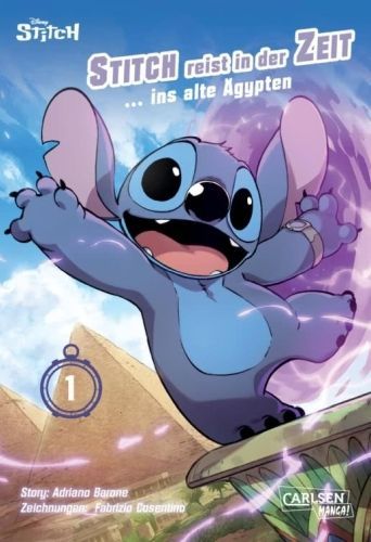 Stitch reist in der Zeit 1 Cover von Fabrizio Cosentino