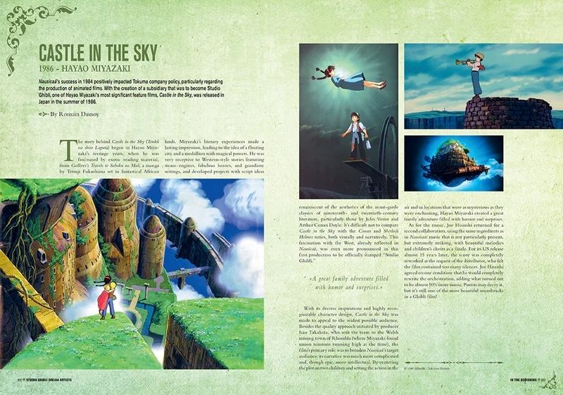 Studio Ghibli Dream Artists Sample Pages