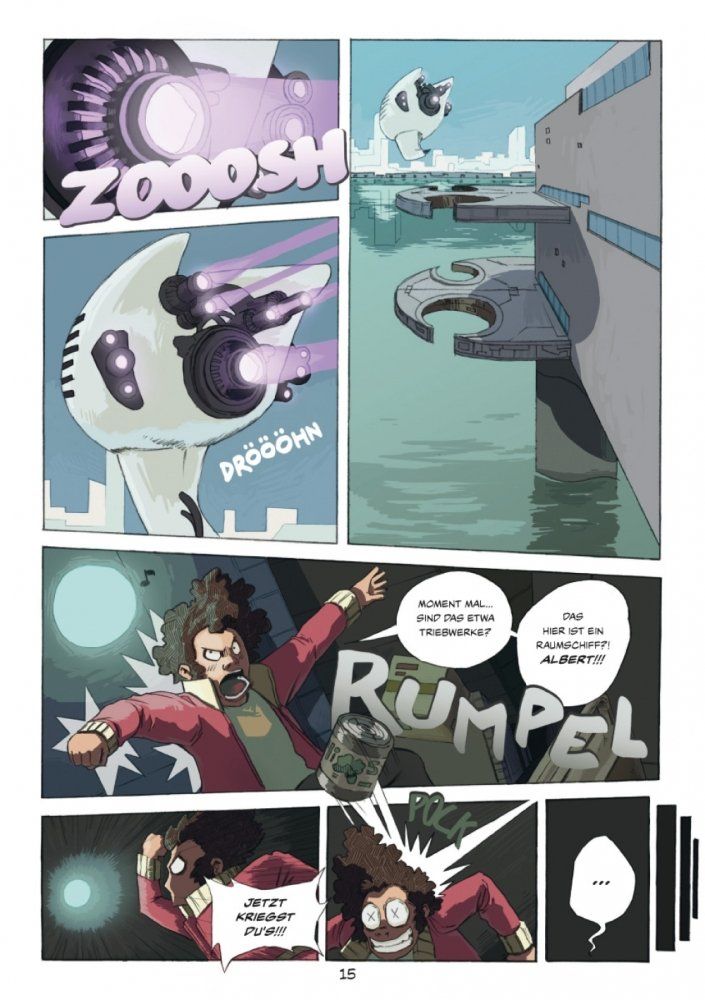 Sunshine Chronicles Beispielseite von Stephan Lorse