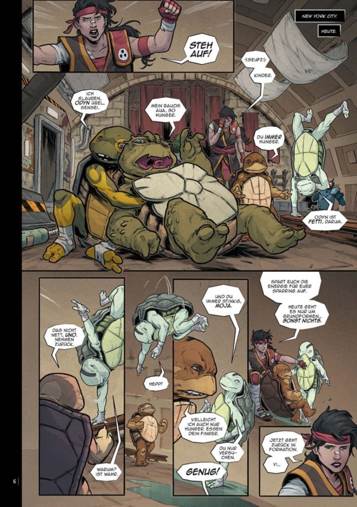 TMNT - The Last Ronin: Lost Years Beispielseite von Ben Bishop & SL Gallant