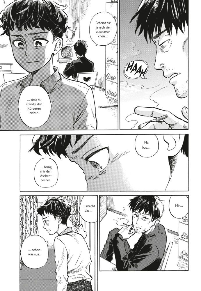 Tanz in die abendliche Stille Beispielseite von Kurokawa Yumi