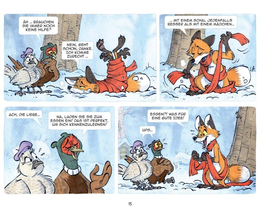 Unter den Bäumen Beispielseite von DAV