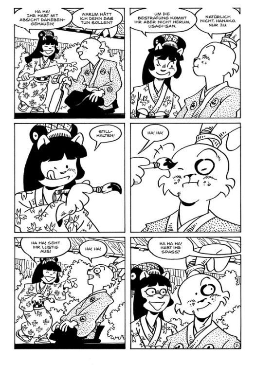 Usagi Yojimbo Band 23 Beispielseite von Stan Sakai