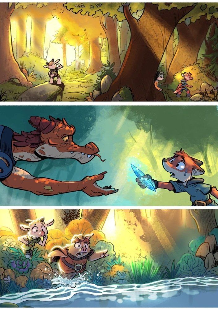 Die Wächter von Tal Beispielseite von Zapf