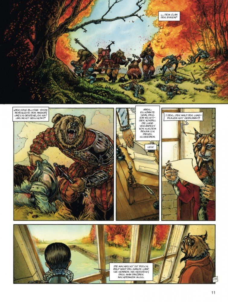 Wald der Jungfrauen 3 Beispielseite von Béatrice Tillier