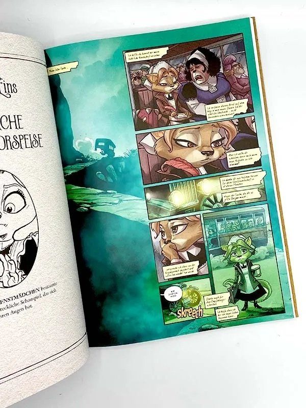 Whodunnit? Beispielseite von Vicente Cifuentes