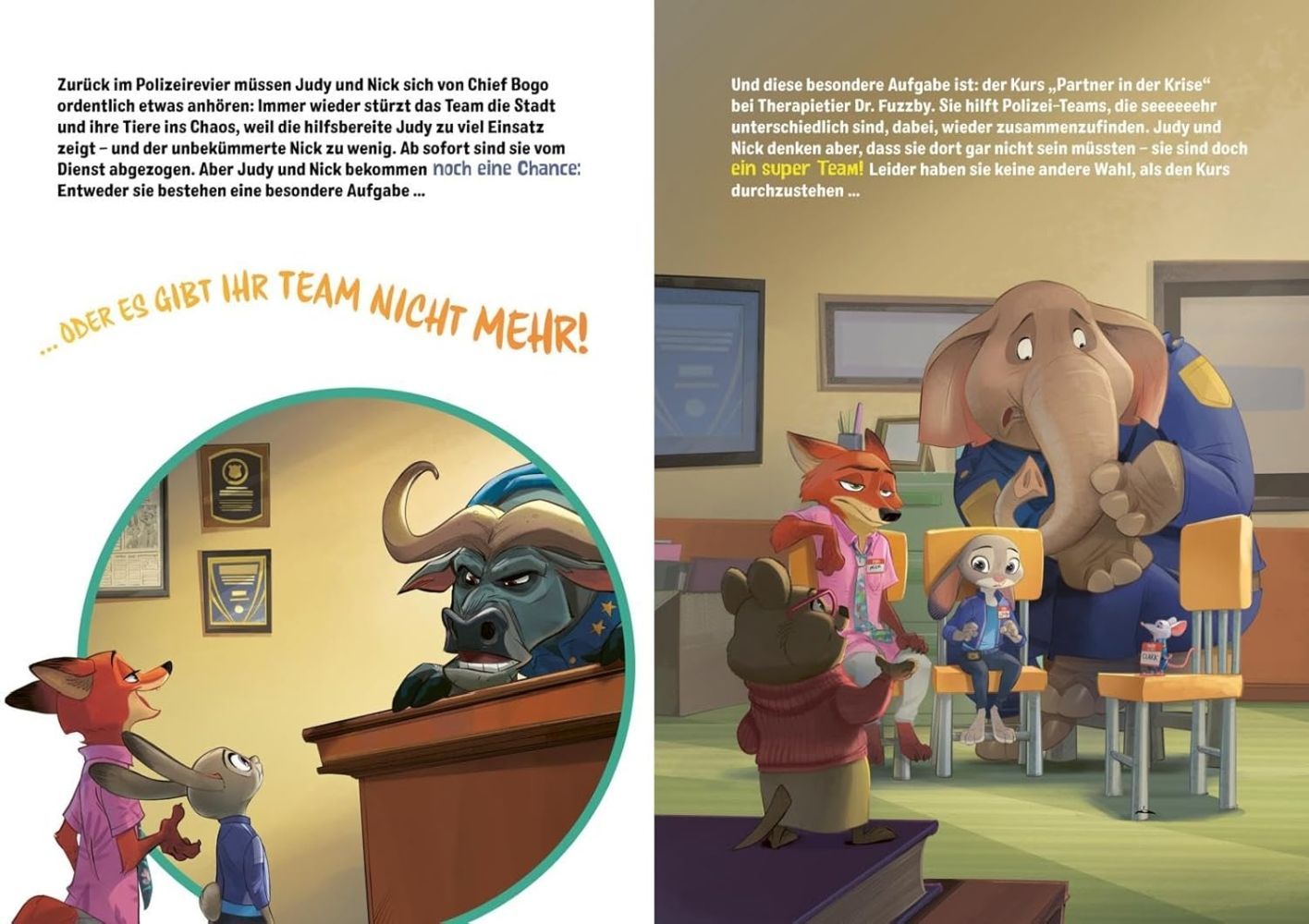 Zoomania 2: Das Buch zum Film Beispielseiten