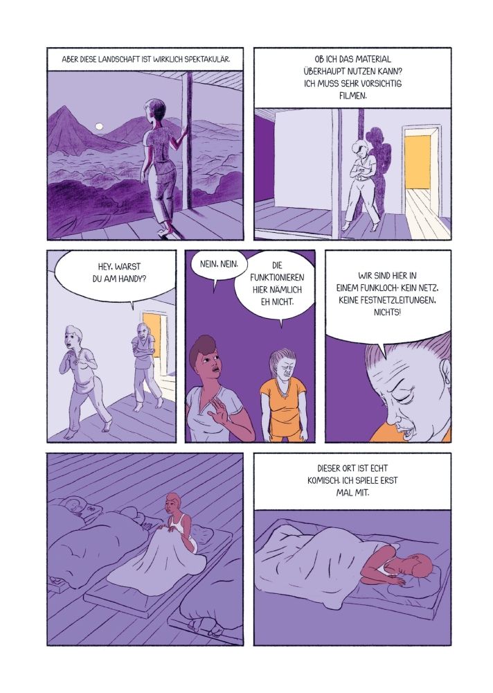 In Between The Trees Sample Page by Paul Winck