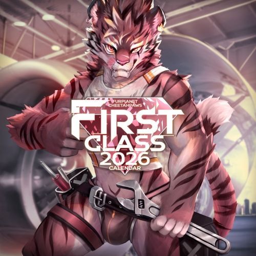 First Class 2026 Calendar Cover by CheetahPaws