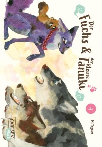 Der Fuchs und der kleine Tanuki 4 Cover von Tagawa Mi