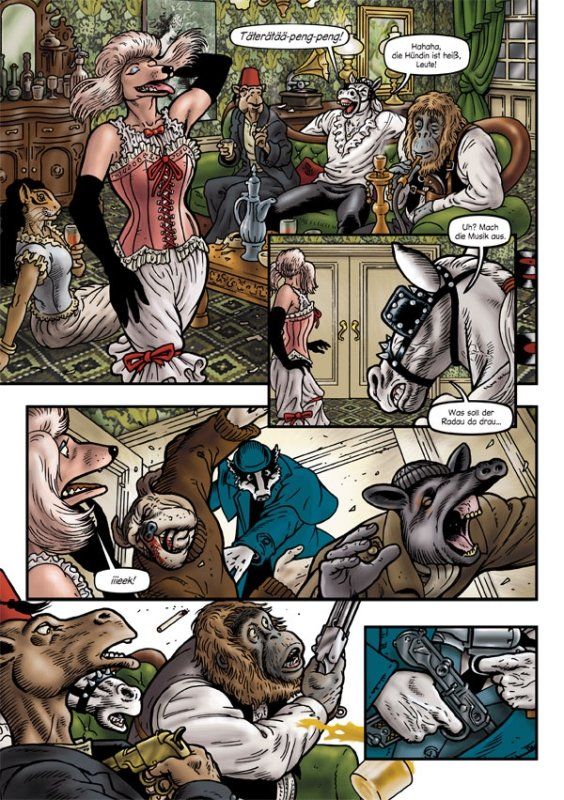 Grandville Beispielseite von Bryan Talbot