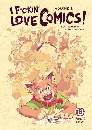 I F*ckin' Love Comics! Vol. 1 Cover by Catsudon