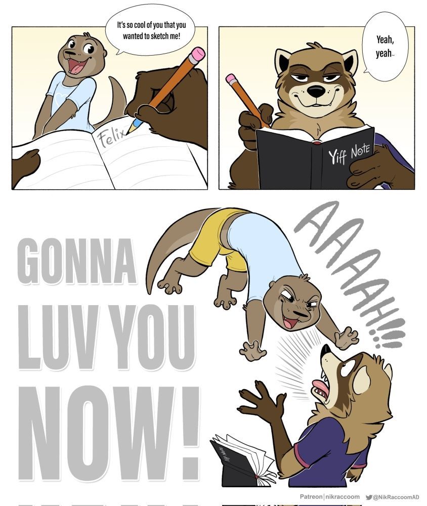 Nik & Felix Sample Page by Nik Raccoom