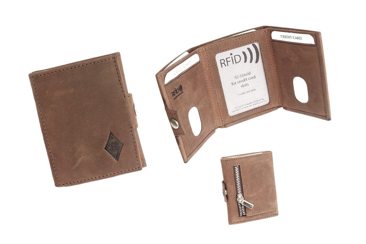 Hier klicken! Q Slim Wallet  Minigeldbörse schwarz RFID Herrengeldbörse