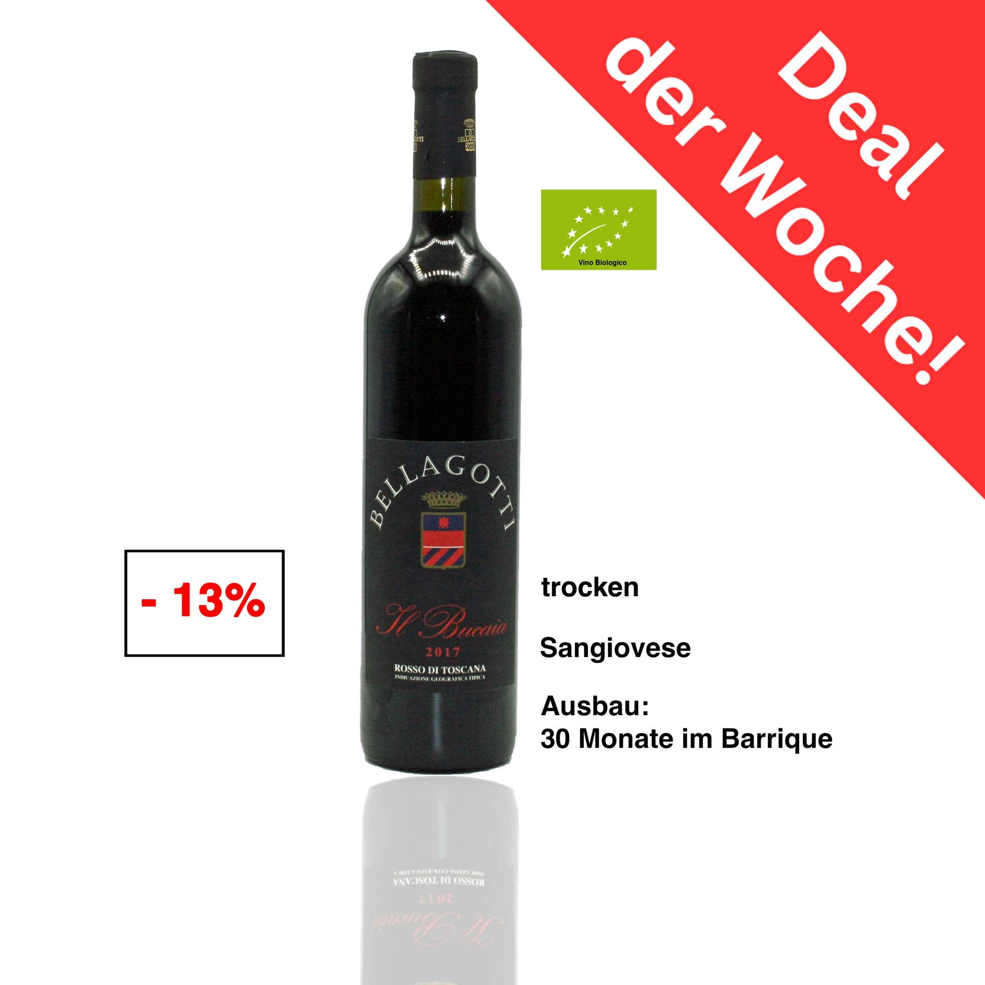 Rotwein - Italien - Sangiovese - Deal der Woche - Genuss, Preis-Leistung - Toskana - toskanische Weine