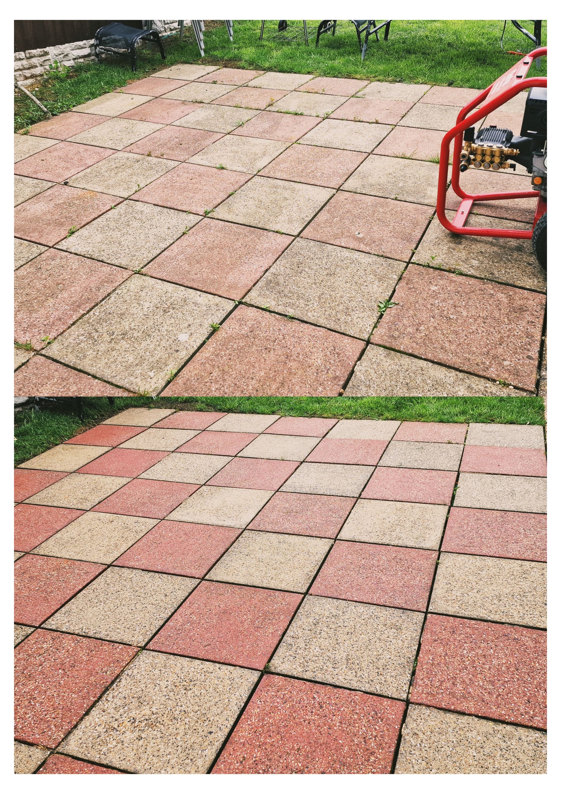 Driveway and patio cleaning