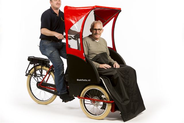Die Fahrrad-Rikscha von Bakfiets - Gibt es auch bei veloprojekt