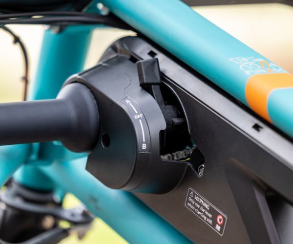 Optional zuschaltbare Beifahrer-Nabe am Fun2Go