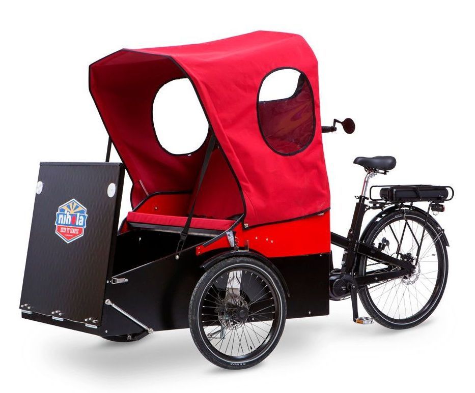 nihola COMBO Fahrradrikscha + Rollstuhltransport-Fahrrad www.RadelnOhneAlter.COM www.ChristianiaBikes.de von Veloprojekt nihola COMBO
Fahrradrikscha + Rollstuhltransport-Fahrrad
www.RadelnOhneAlter.COM
www.ChristianiaBikes.de
von Veloprojekt