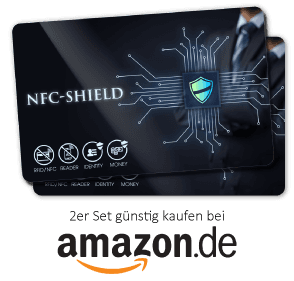 2er Set NFC-Shield Cards bei Amazon