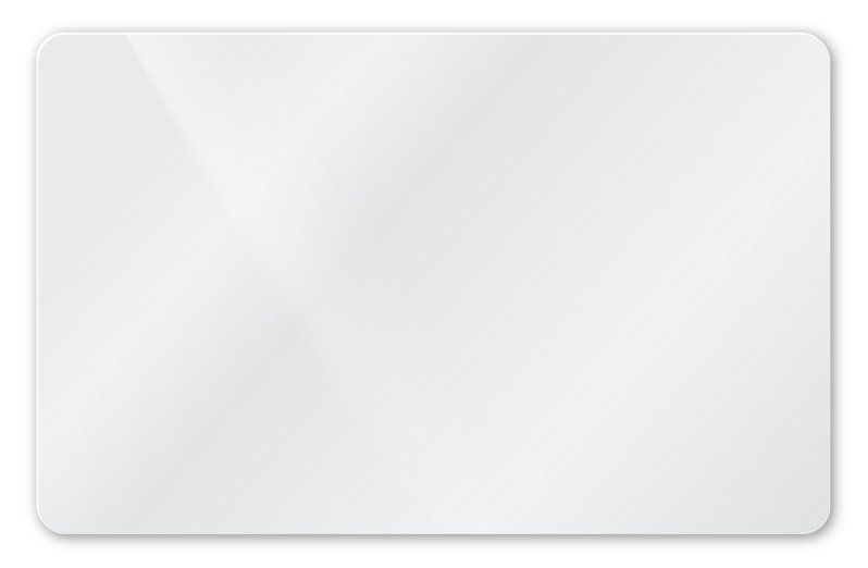 NFC-Shield Card / RFID Blocker Karte blanko, unbedruckt, weiß
