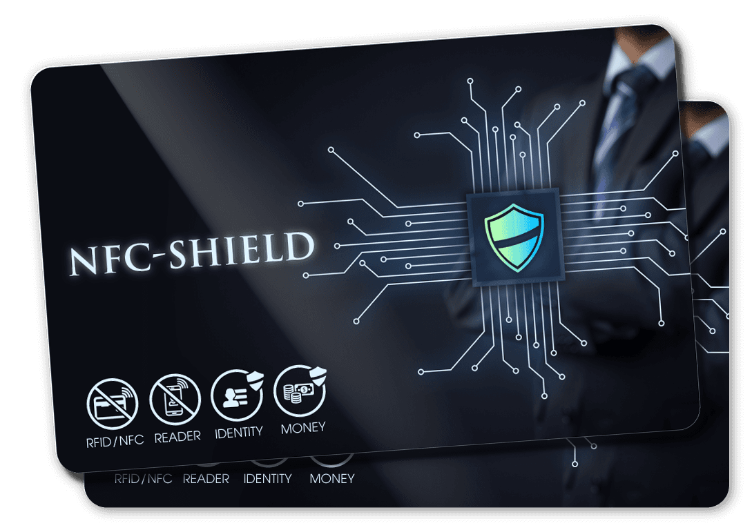 2er Set NFC-Shield Cards / RFID Blocker Karte