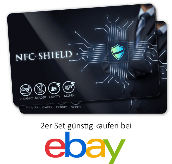 2er Set NFC-Shield Cards / RFID Blocker Karte bei eBay