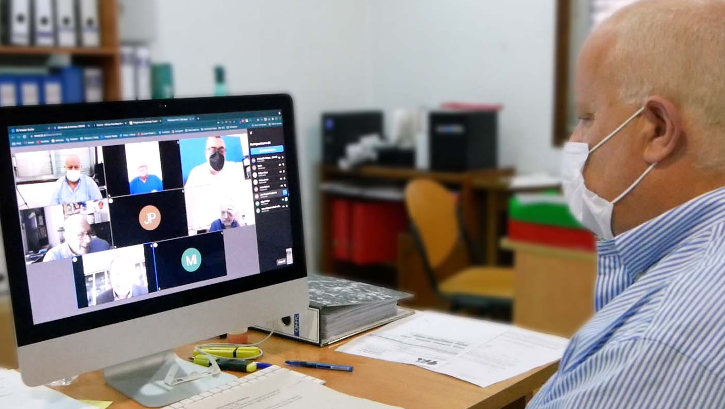 Renovación del Patronato Rector por medio de una videollamada