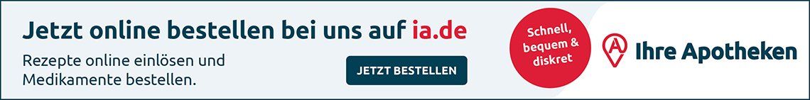 Online-Bestellung bei der Süd Apotheke Gütersloh über ia.de – Rezepte einlösen und Medikamente schnell, bequem und diskret bestellen.