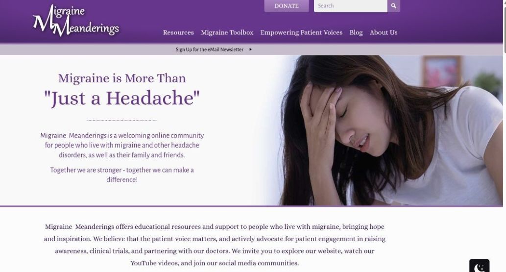 Migraine Meanderings - migraine resources, treatment options, blog, and much more